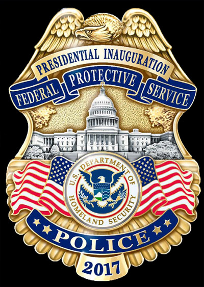 Federal Protective Service 2017 Inaugural Badge