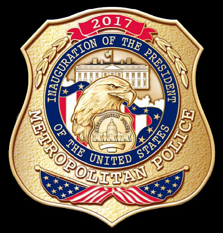 D.C. Metropolitan Police Department 58th Presidental Inauguration 2017 Special Purpose Badge