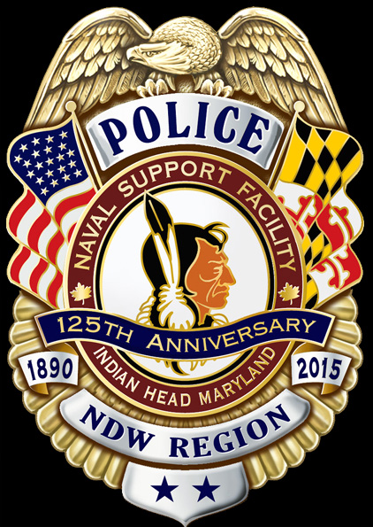 NDW Naval Support Facility Indian Head Maryland 125th Year Commemorative Badge