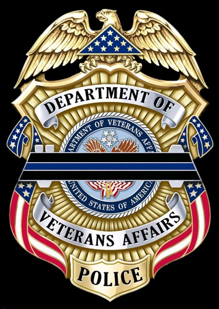 Veterans Affairs Police Memorial Badge