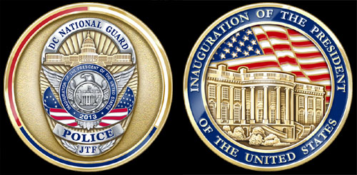 D.C. National Guard 57th Presidential Inauguration Commemorative Coin