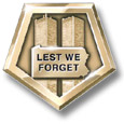 Lest We Forget lapel pin