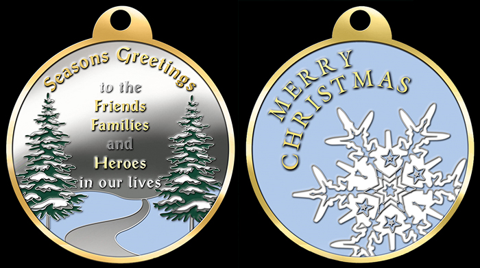 Friends / Families / Heroes Christmas Ornament