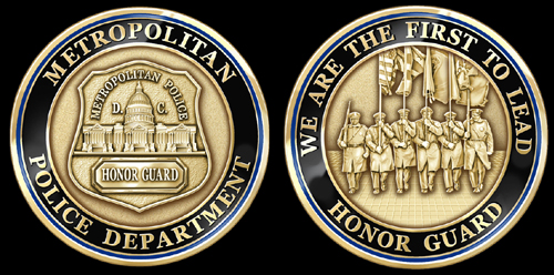 DC Metropolitan Police Department Honor Guard Coin