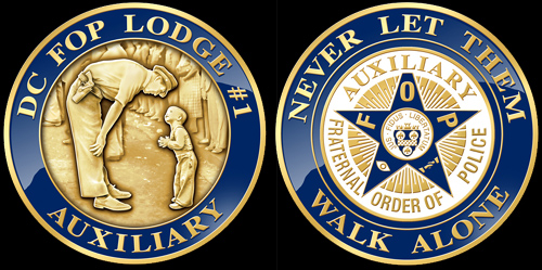 DC FOP Lodge #1 Auxiliary Coin
