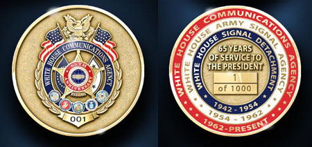 White House Communications Agency Coin