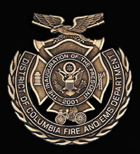 District of Columbia Fire and EMS Commemorative 2001 Inaugural Badge