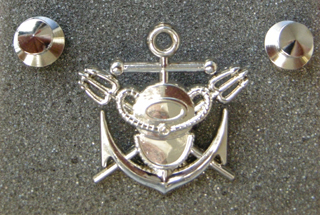 Dive Team Uniform Insignia (silver finish)