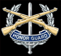 Crossed Rifles Honor Guard Insignia