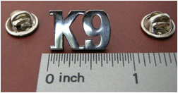 K-9 Cut Out Collar Insignia